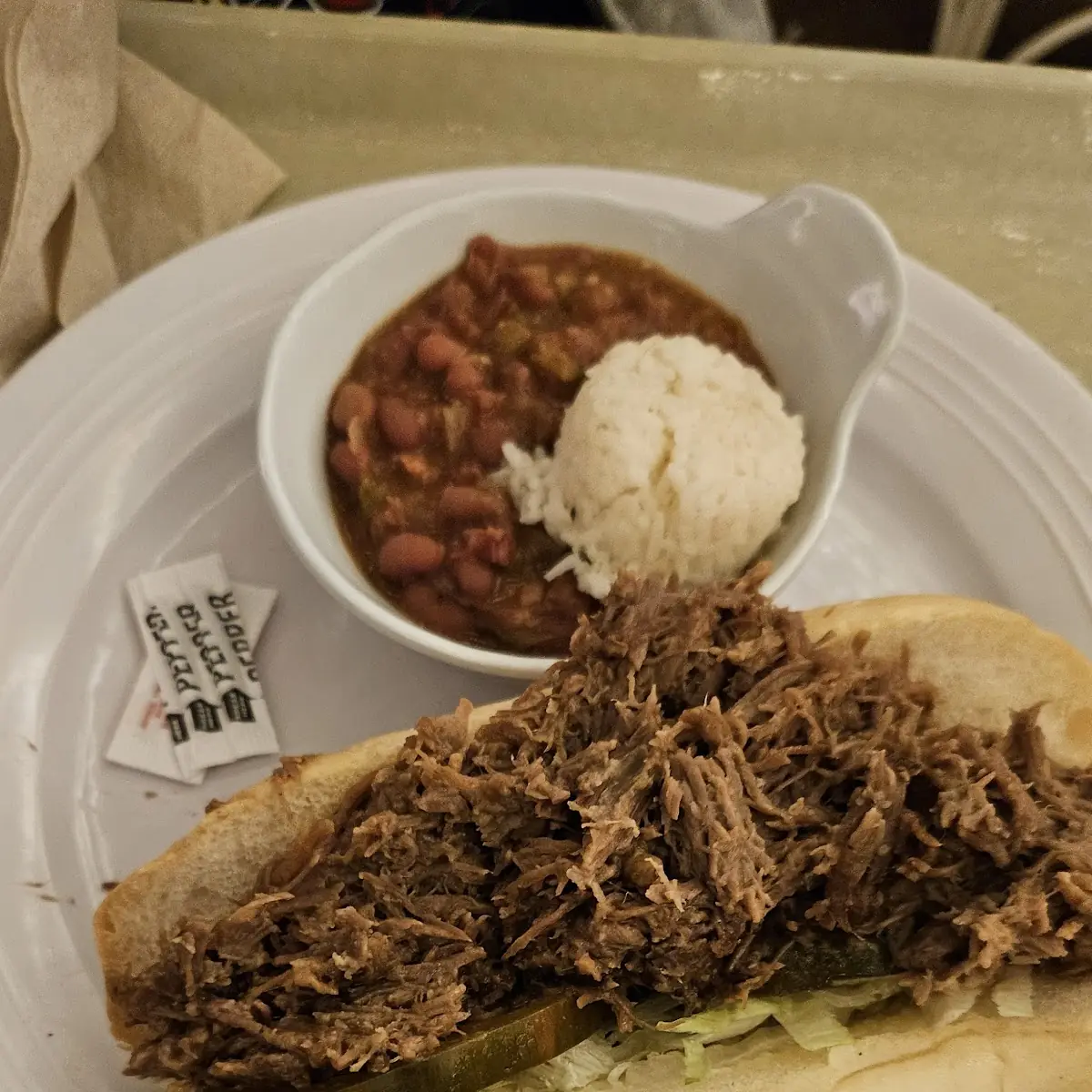 Beef PO'Boy Sandwich
