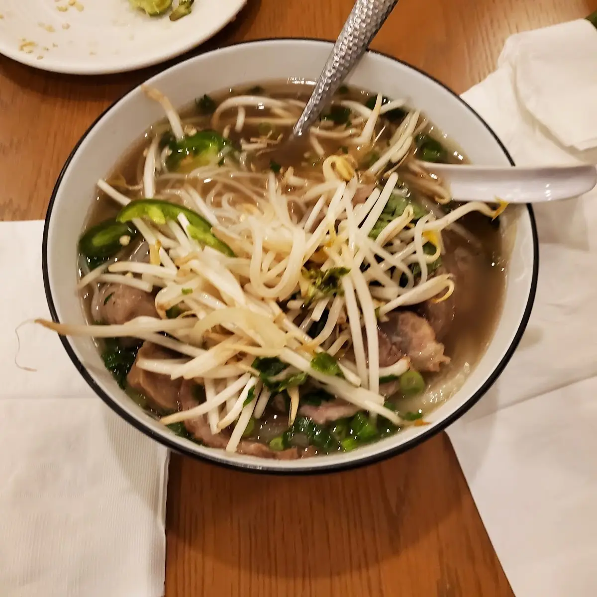 Beef Pho Vietnamese w Added Ingredients