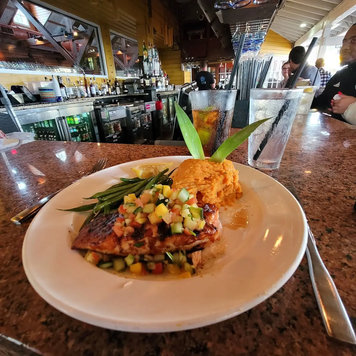 Tequila Sunburn Glazed Salmon