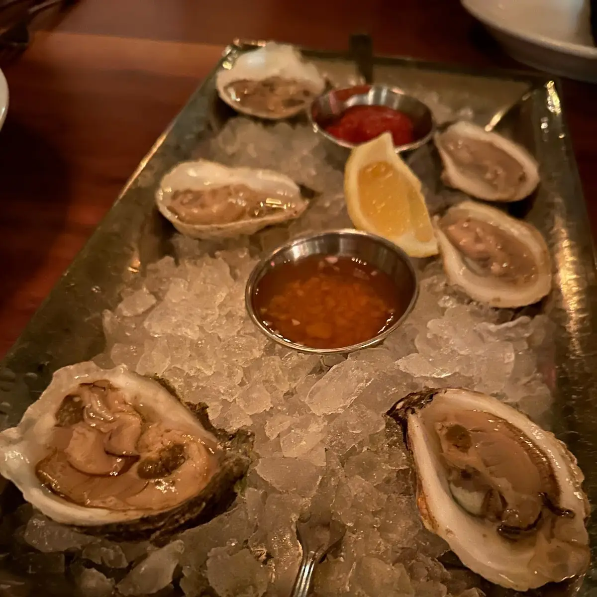 Duxbury Oysters on the Half Shell