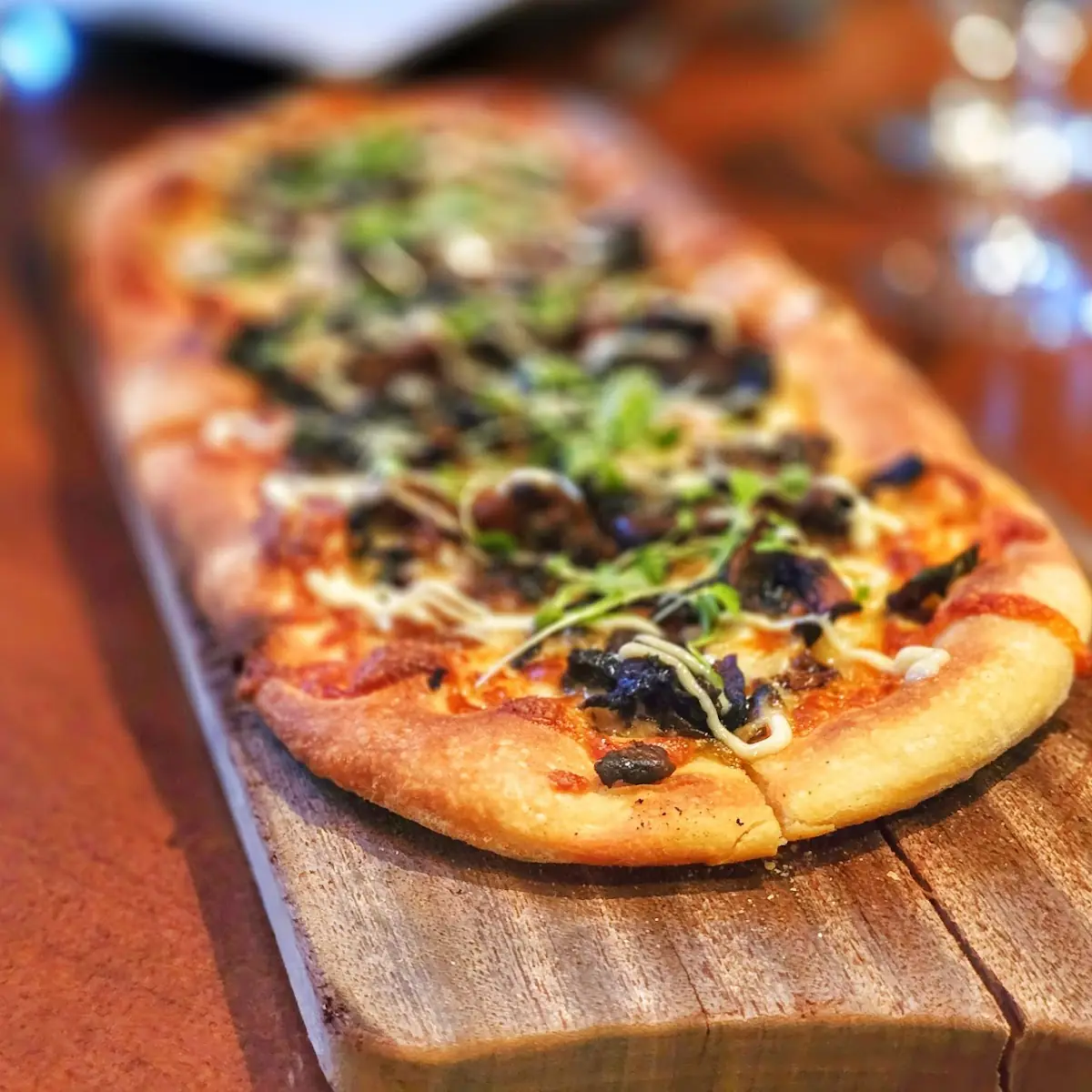 Mushroom Flat Bread