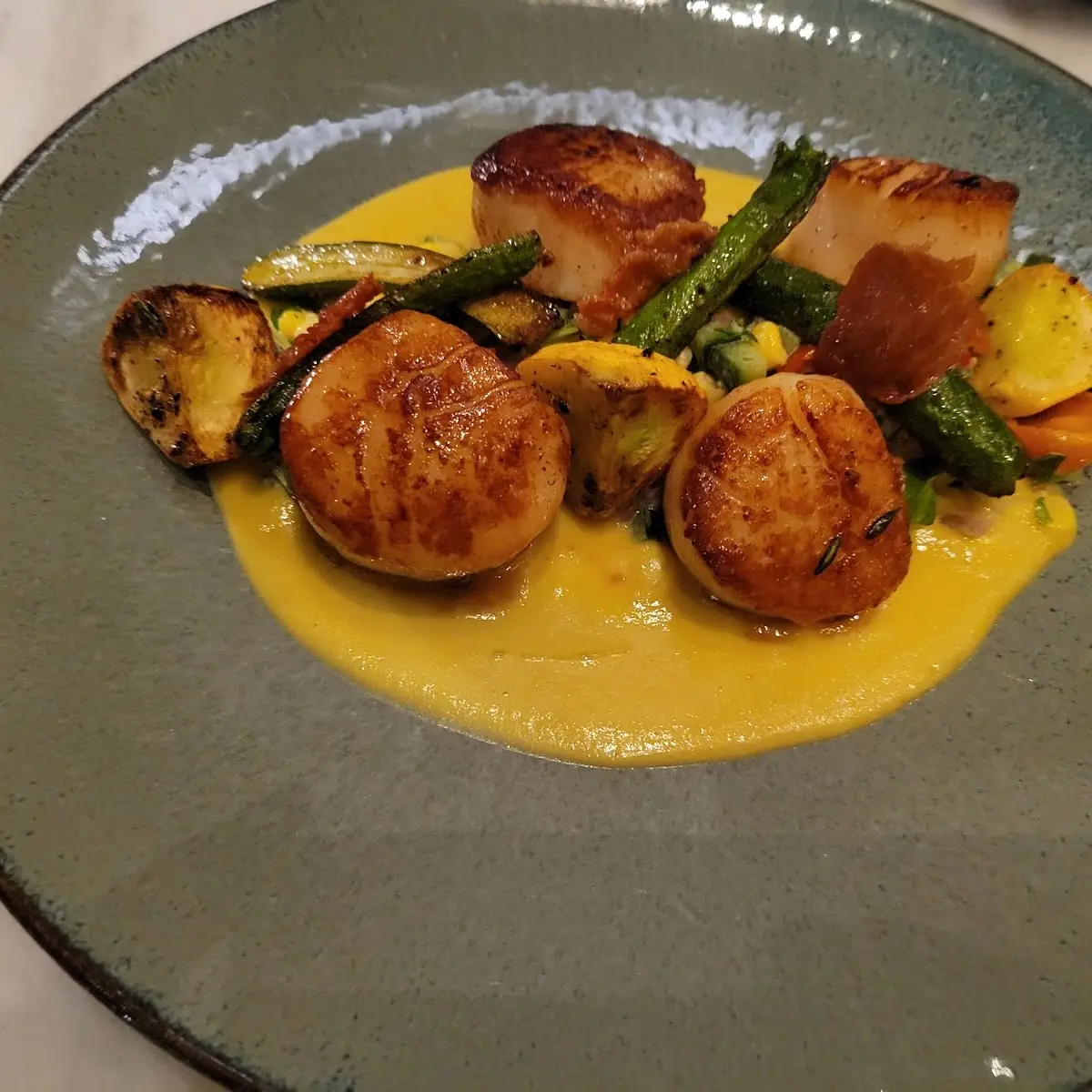 Pan Seared Scallops