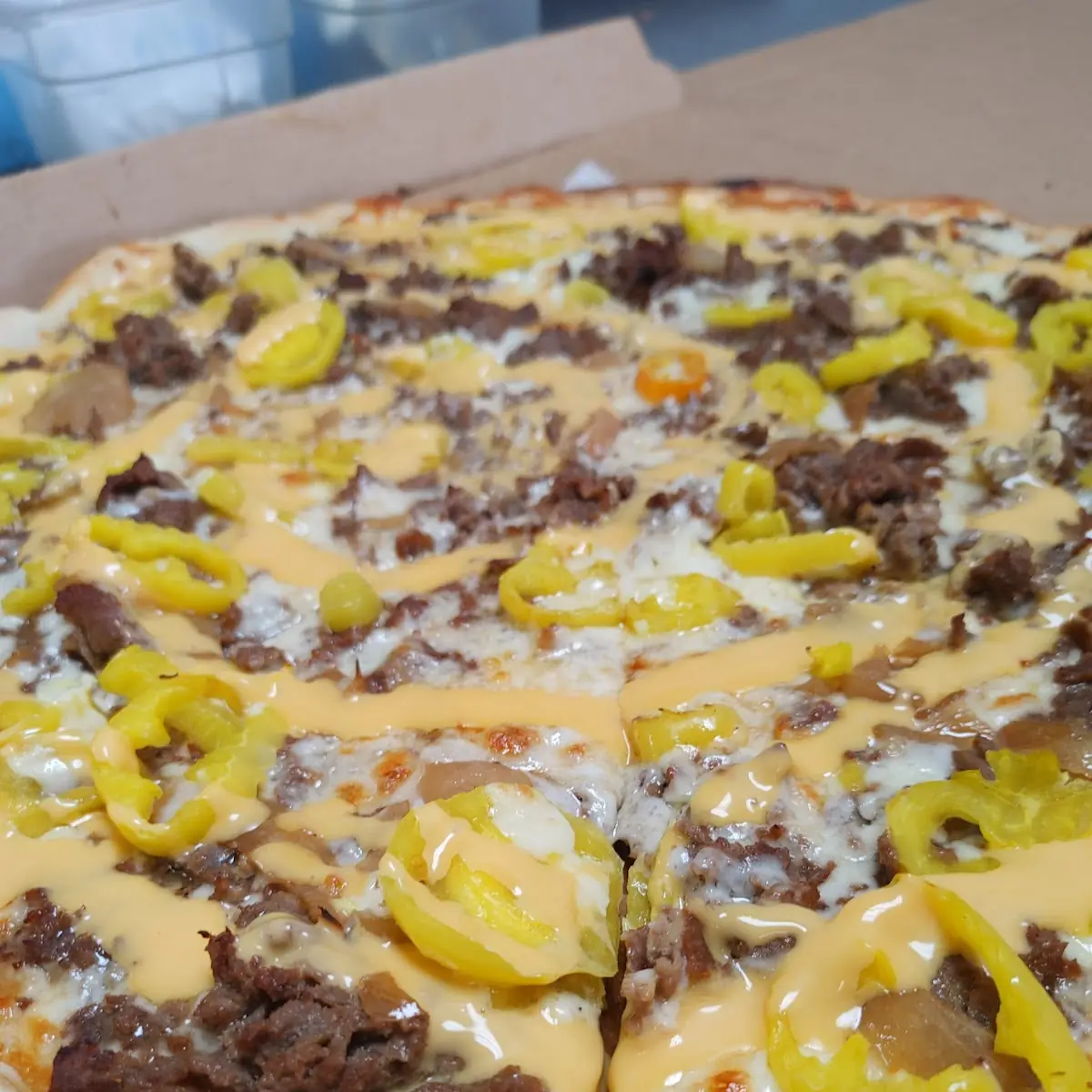 Philly Cheese Steak Pizza