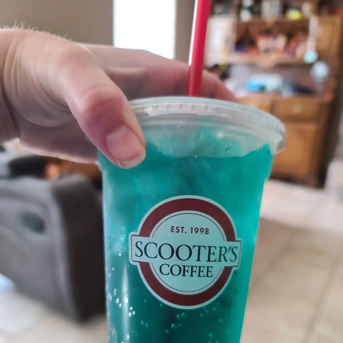 Blue Raspberry Energy Drink