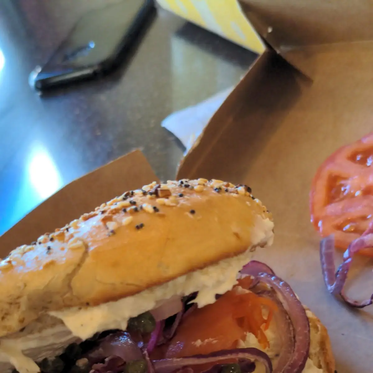 Nova Lox Bagel with Cream Cheese