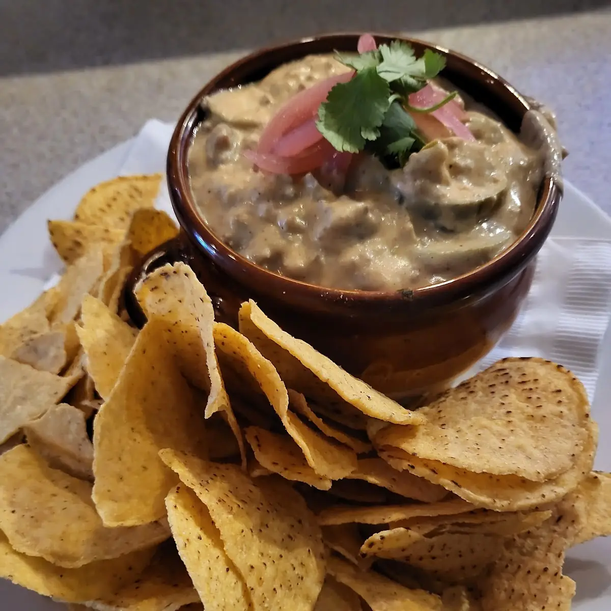 Spicy Beef Queso Dip