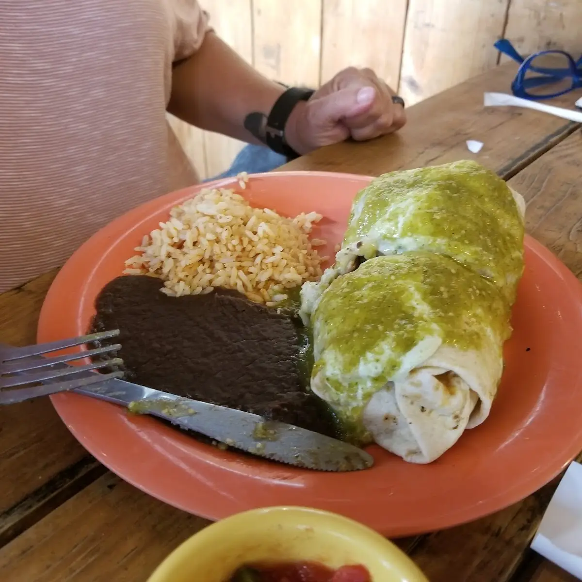 Pork Chile Verde Burrito