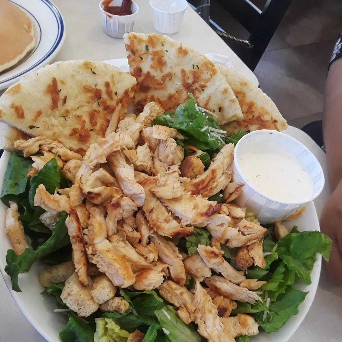 Chicken Ceasar Salad with Ranch Dressing