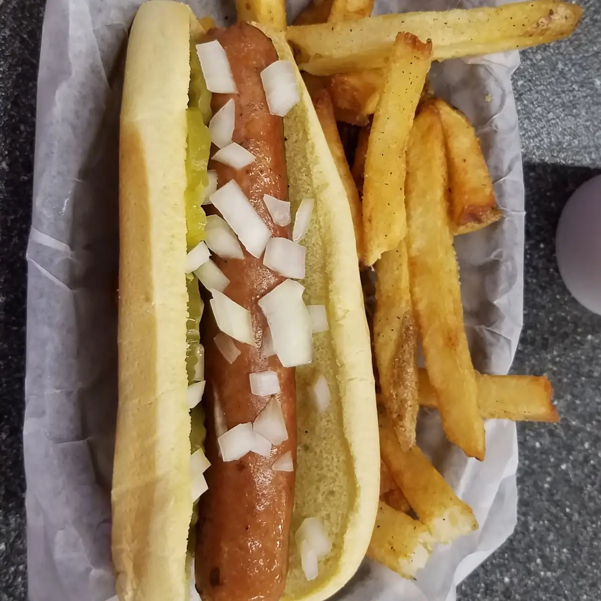 Hot Dog and Fries