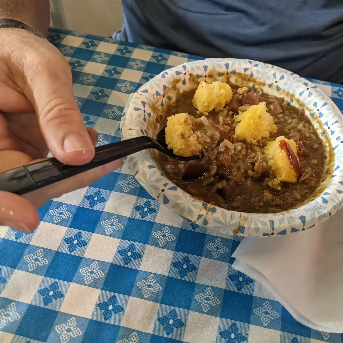 Gumbo and Cornbread