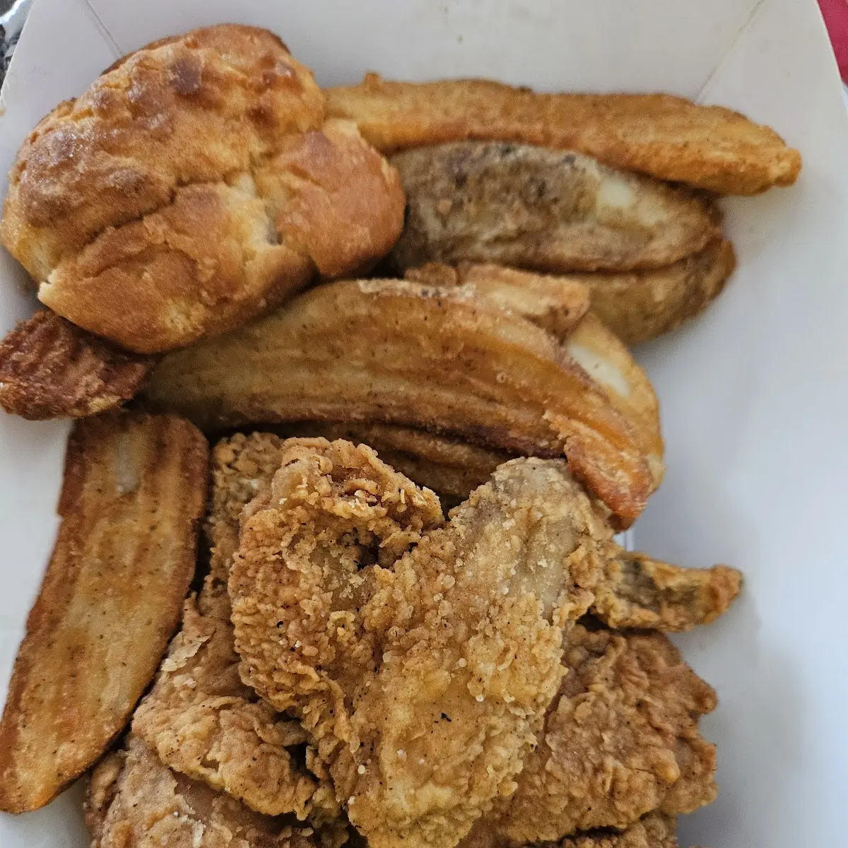 3pc Fried Chicken Potato Wedges