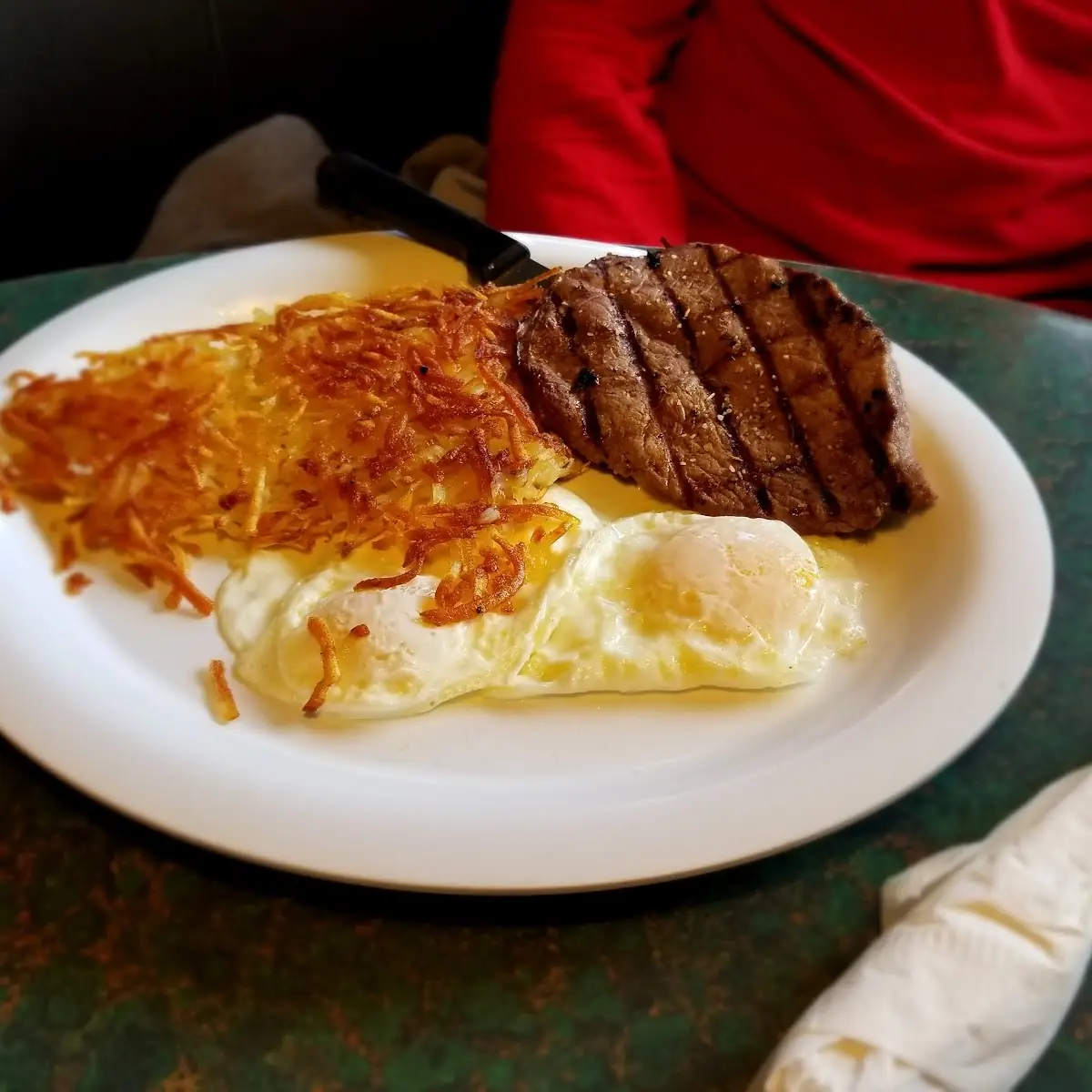 6oz Sirloin Hash Browns