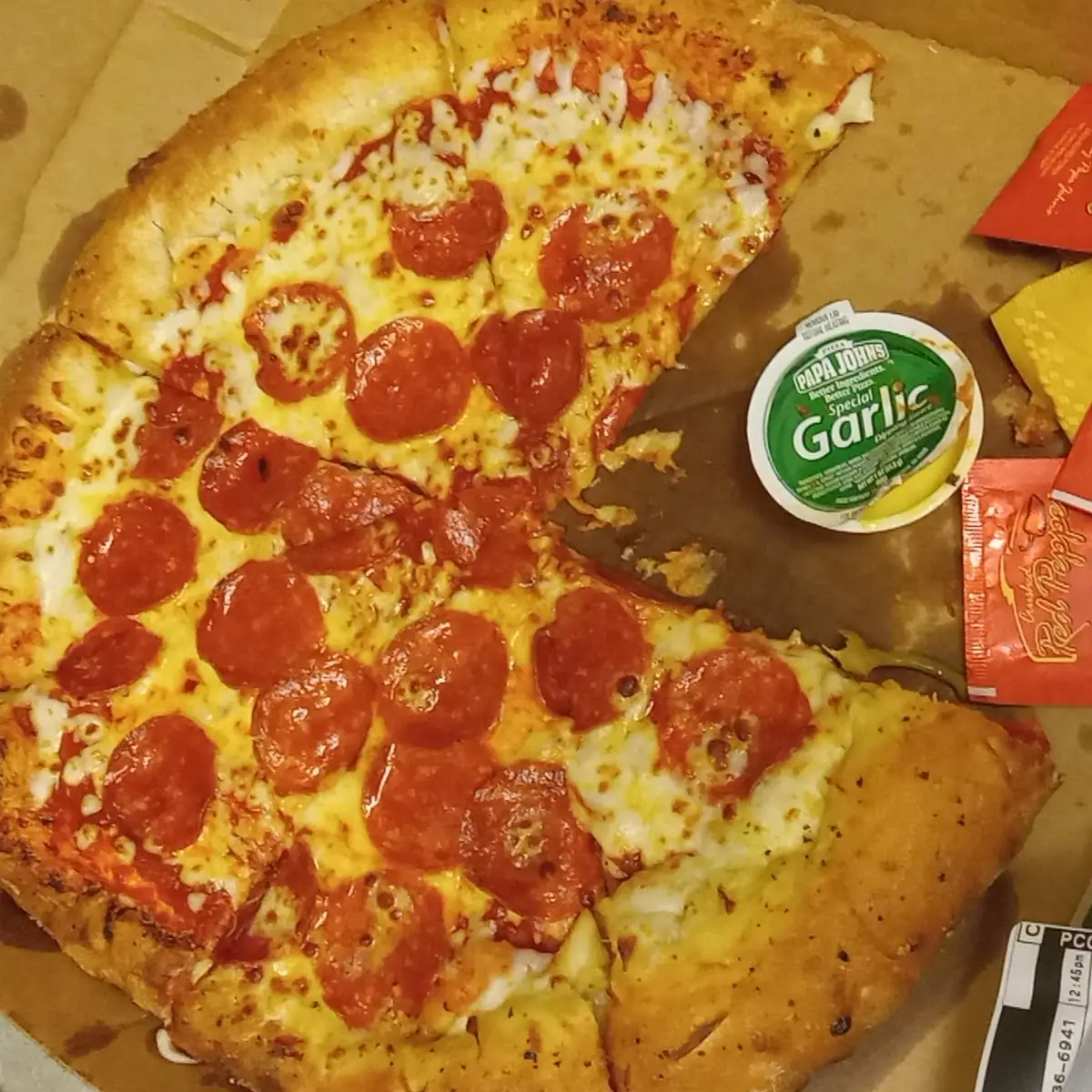 Pepperoni Stuffed Crust Pizza