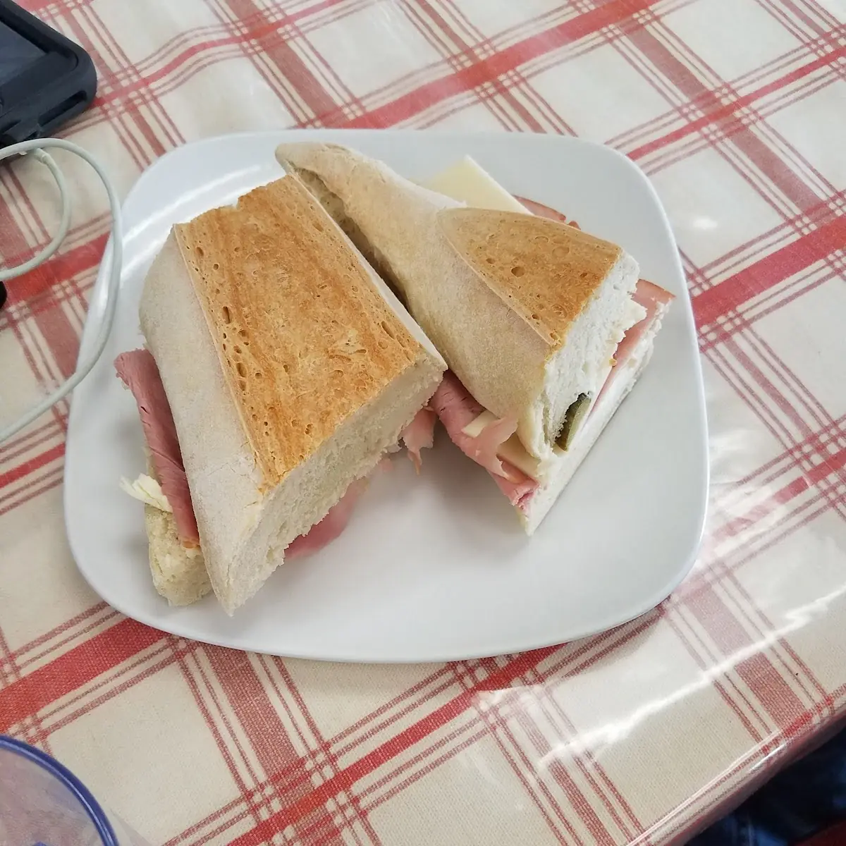 Ham and Cheese Sandwich