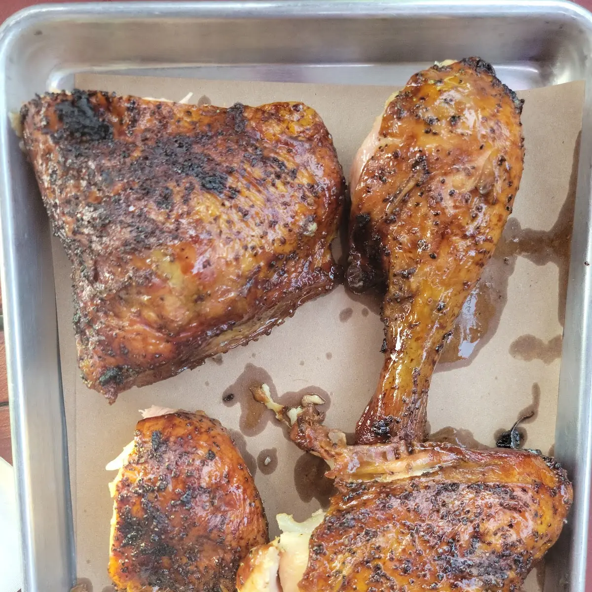 1 Jumbo Smoked Chicken Quarters