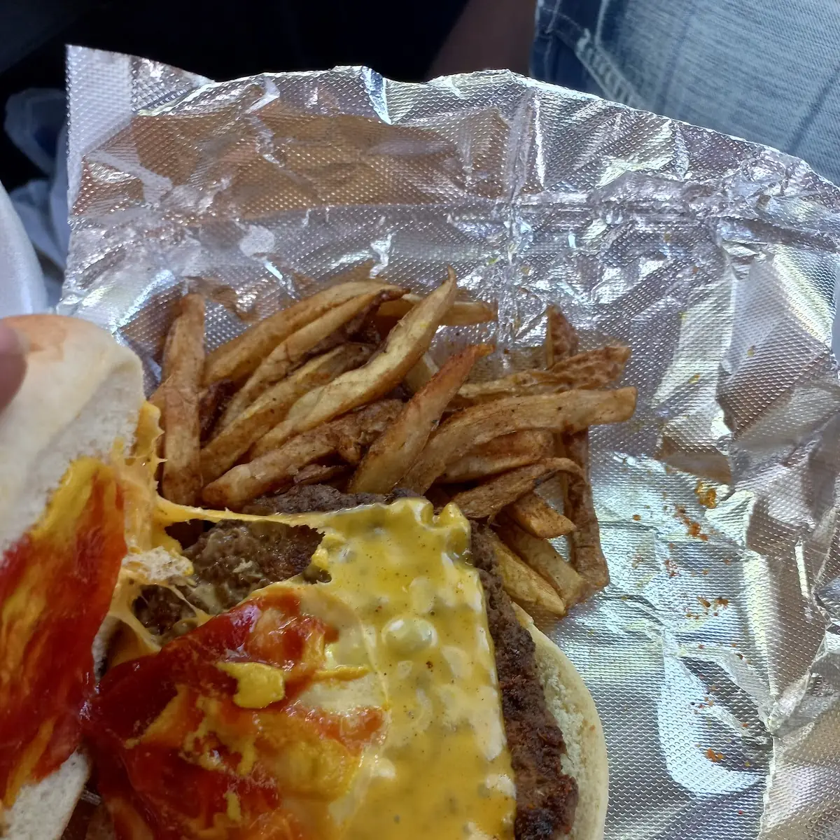 Cheese Burger Combo with Fries