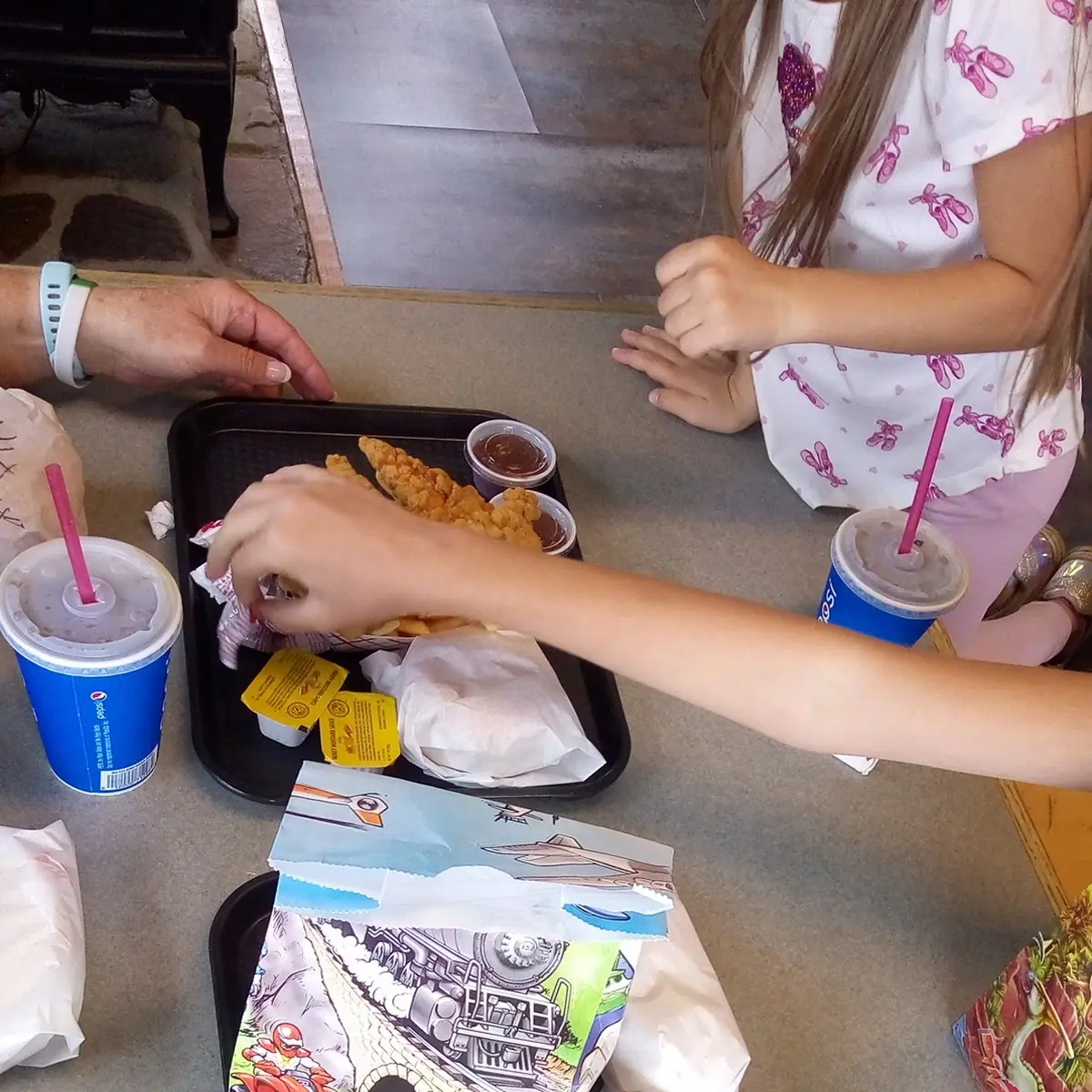 Kids Chicken Strips and Fries