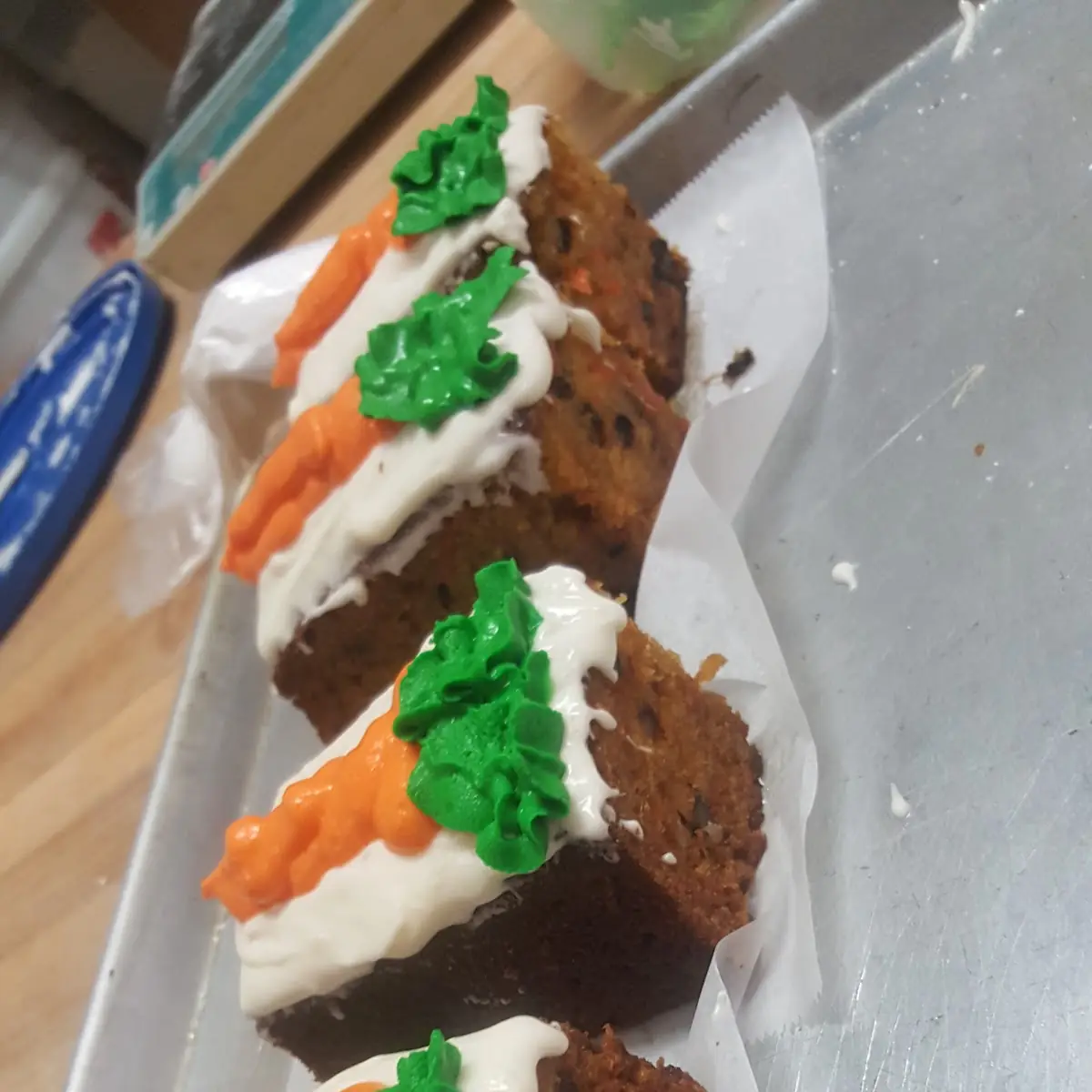 Sliced Carrot Cake