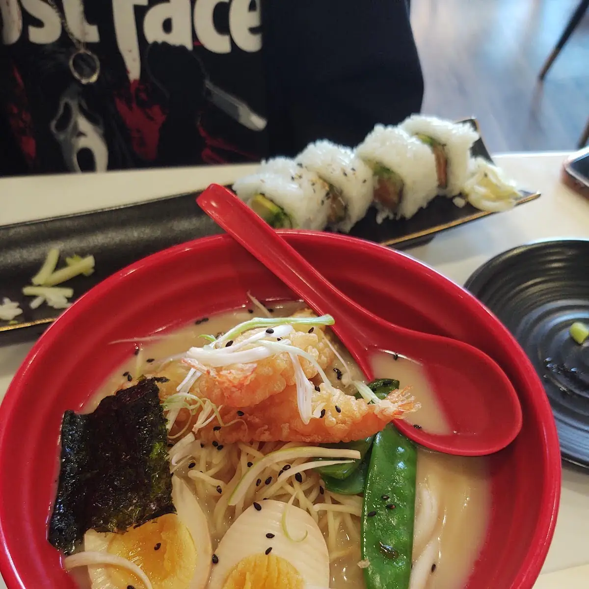 Shoyu Ramen with Shrimp Tempura