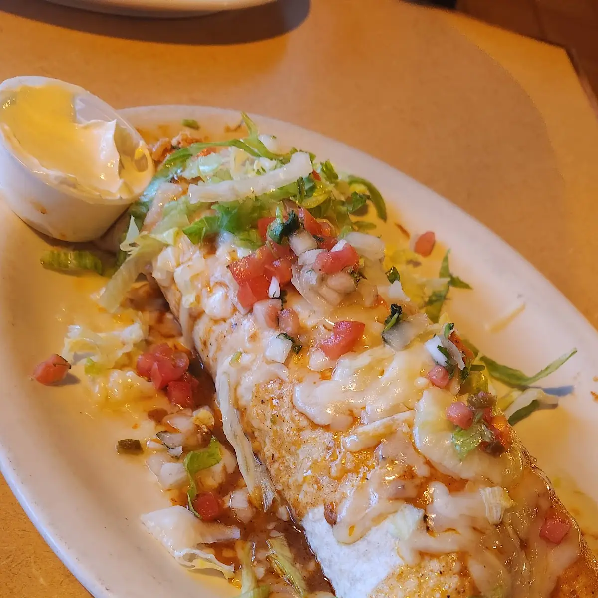 Sombrero Chicken Burrito