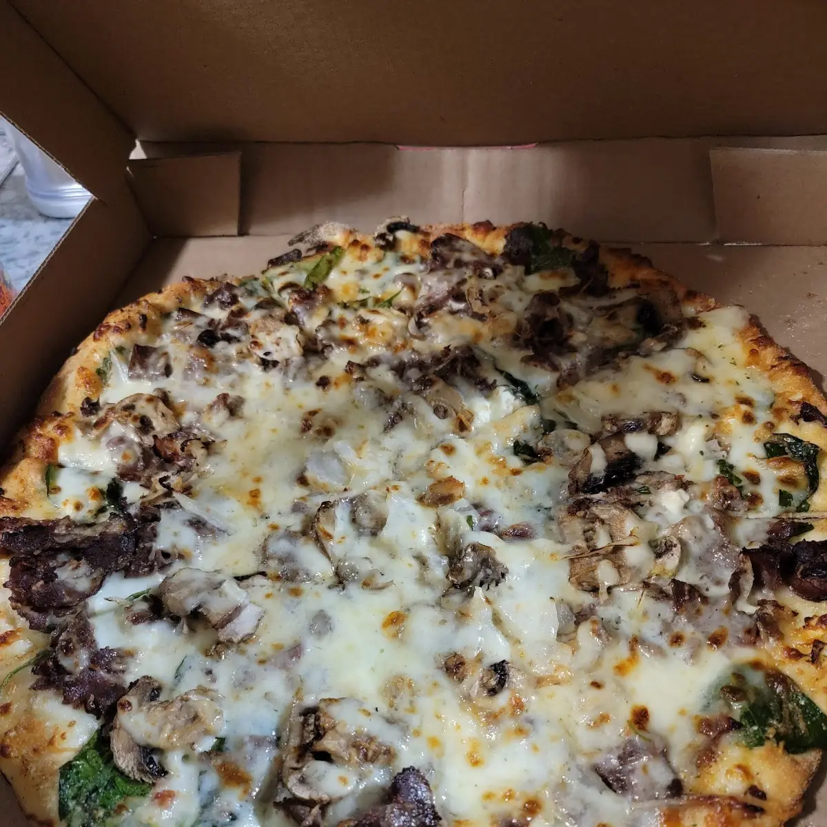 Philly Cheesesteak Pizza