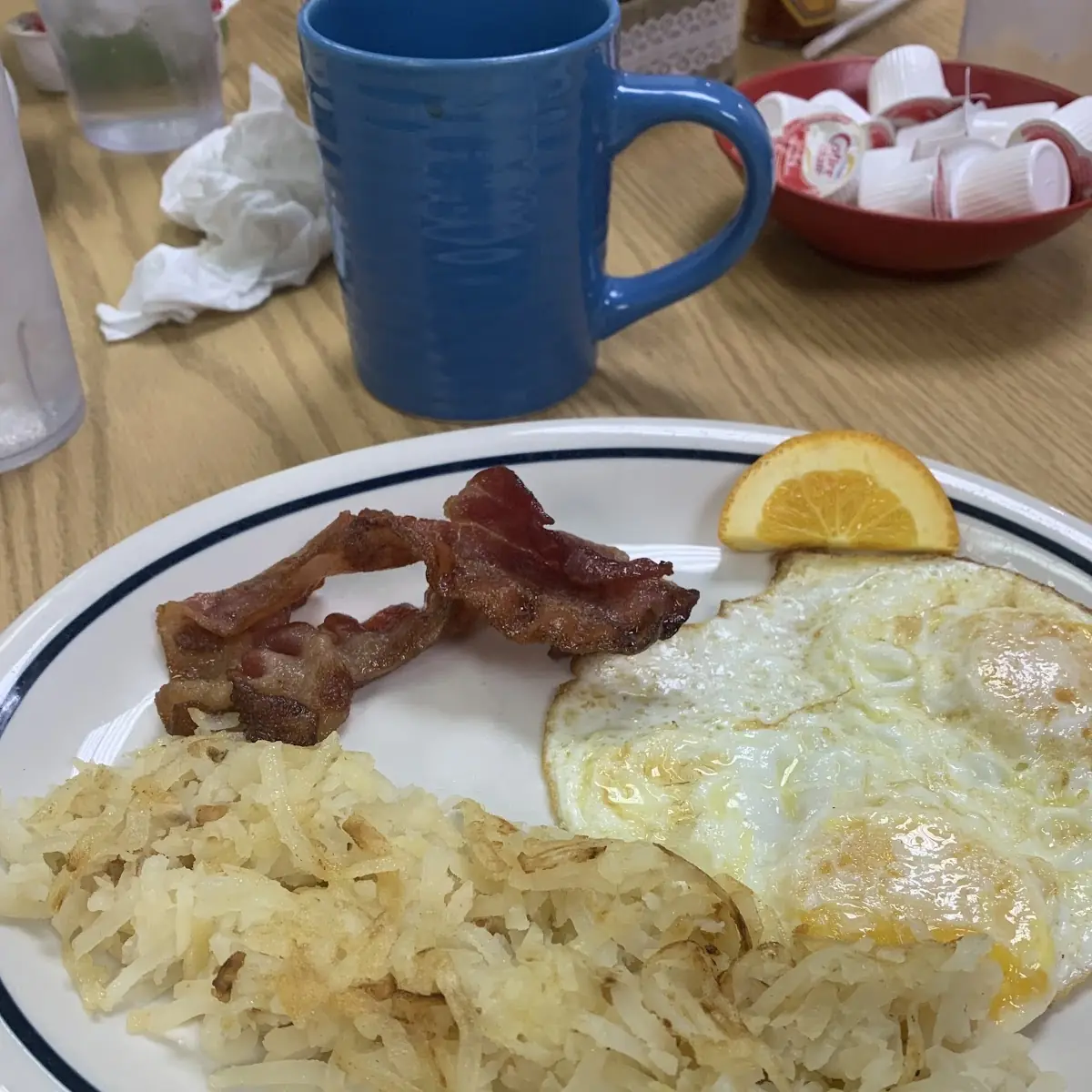 Eggs Bacon and Hash Browns