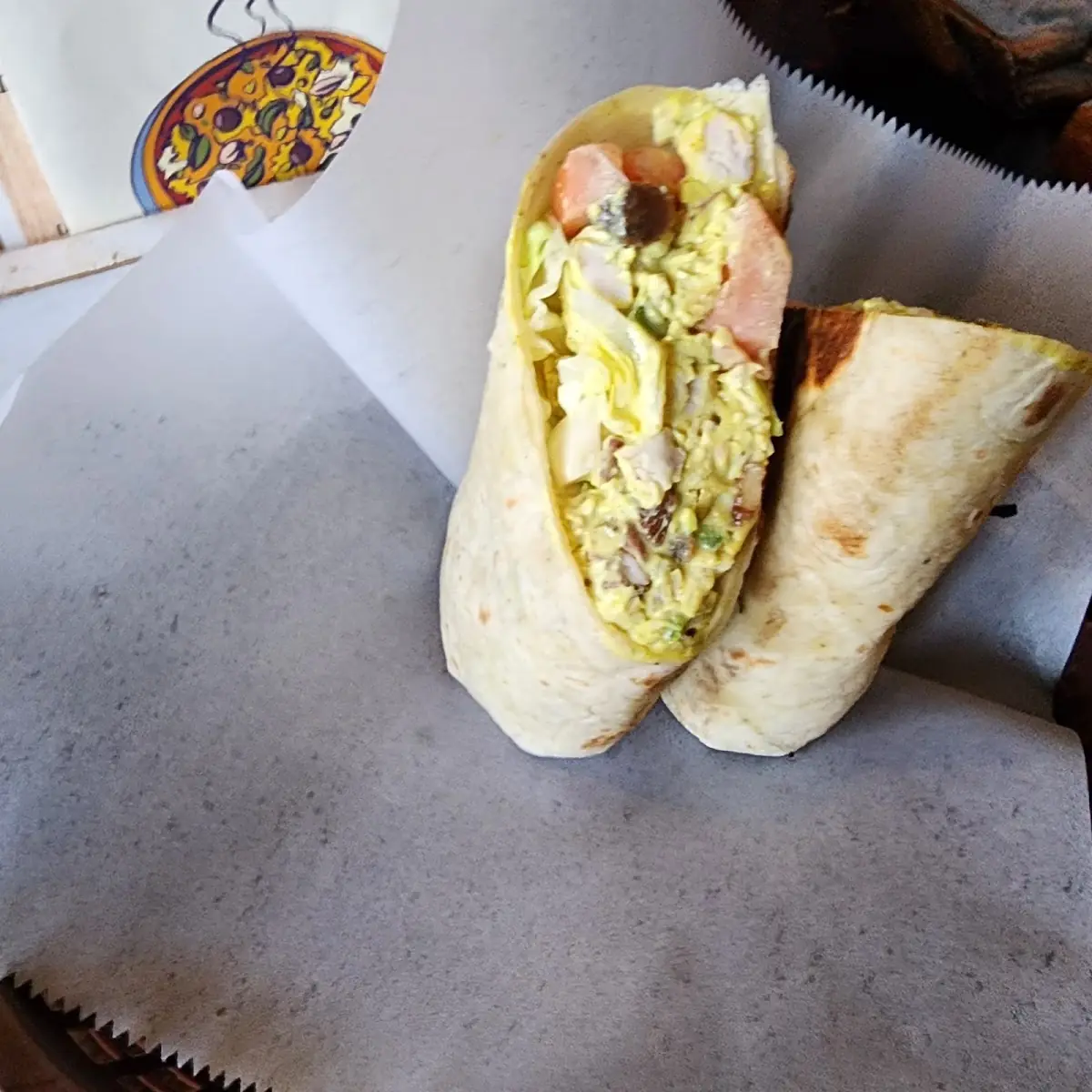 Chicken Caesar Salad Wrap