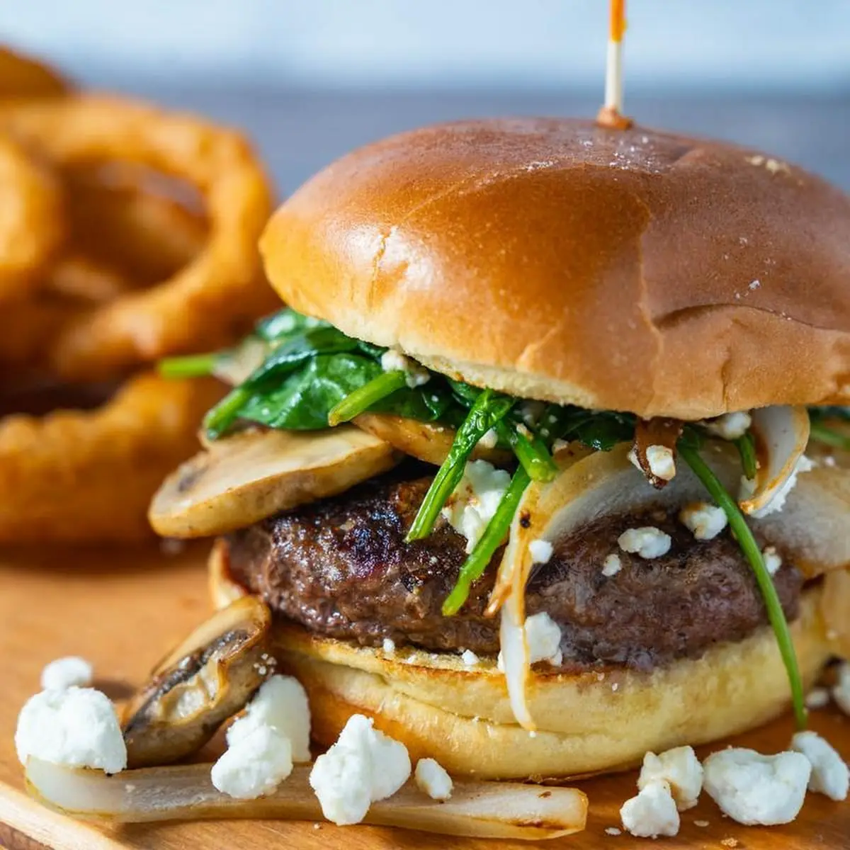 Goat Cheese Burger