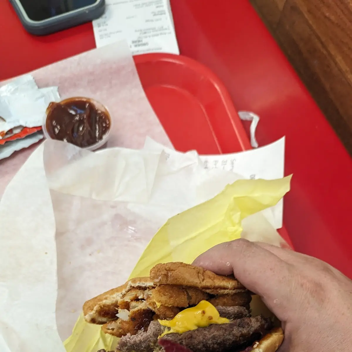 Western Bacon Cheeseburger Combo Extra Patty