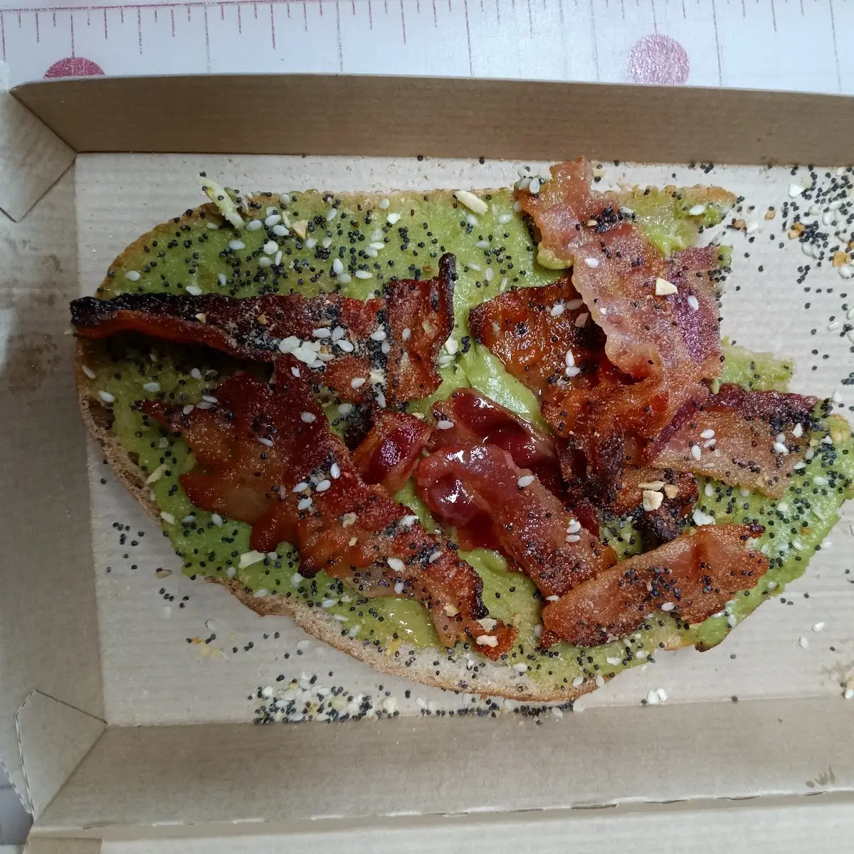 Avocado Toast with Bacon