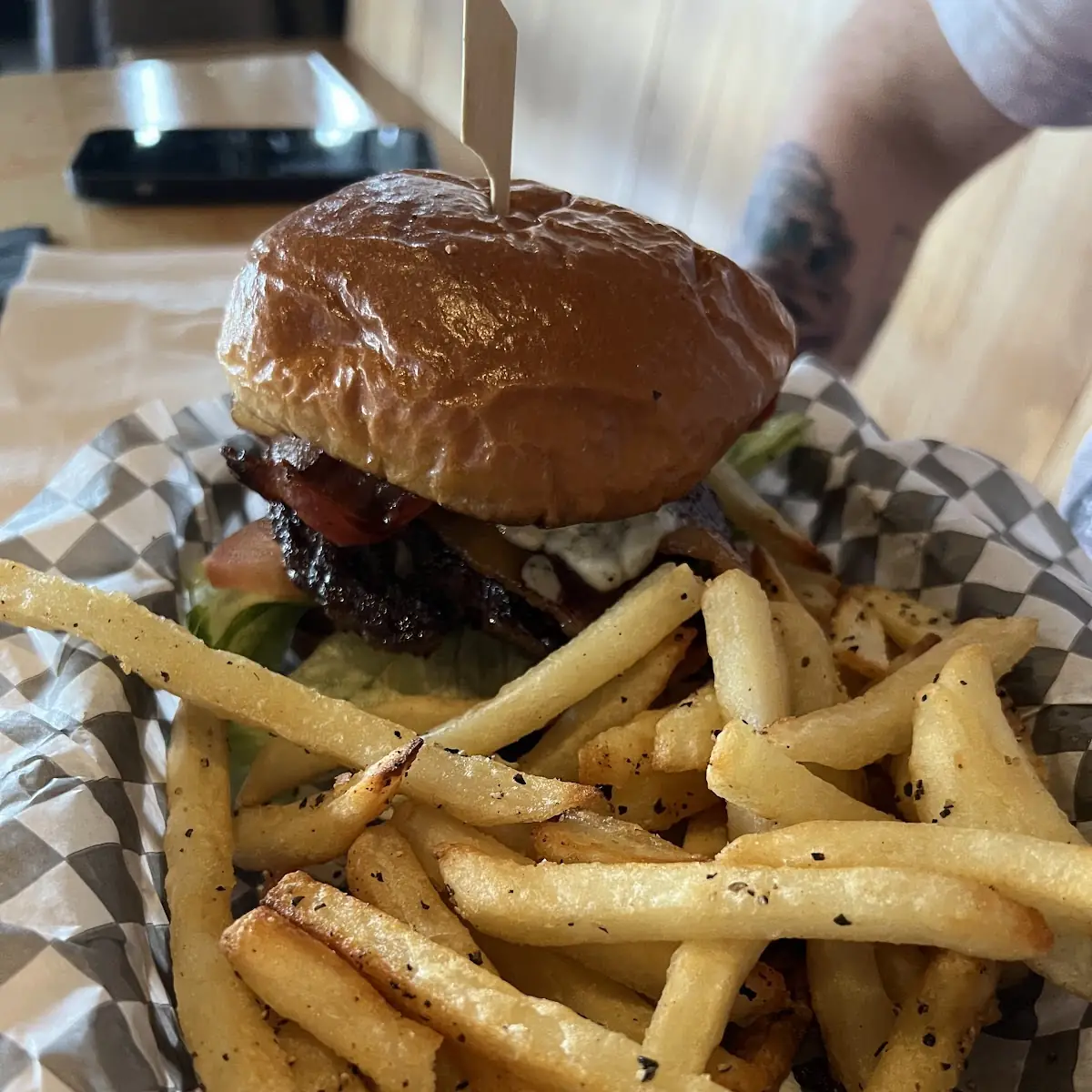 California Burger and Fries
