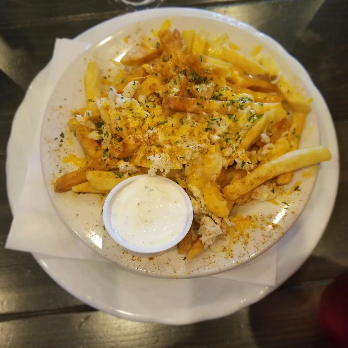 Crab and Cheese Fries