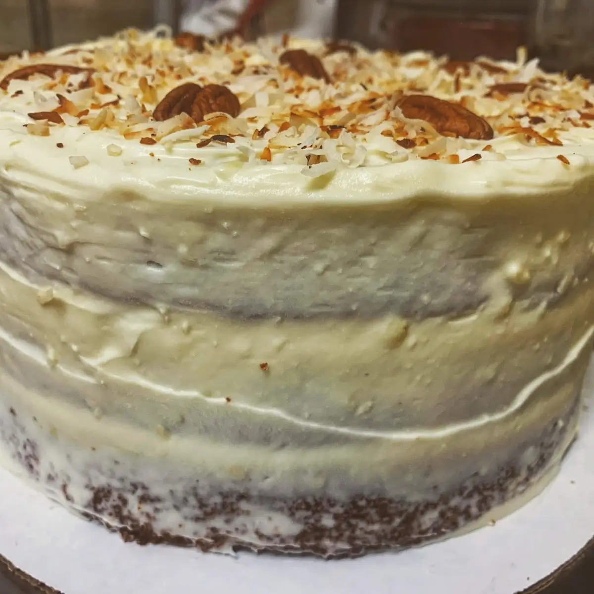 Triple-Layered Hummingbird Cake with Lemon Cream Cheese Icing