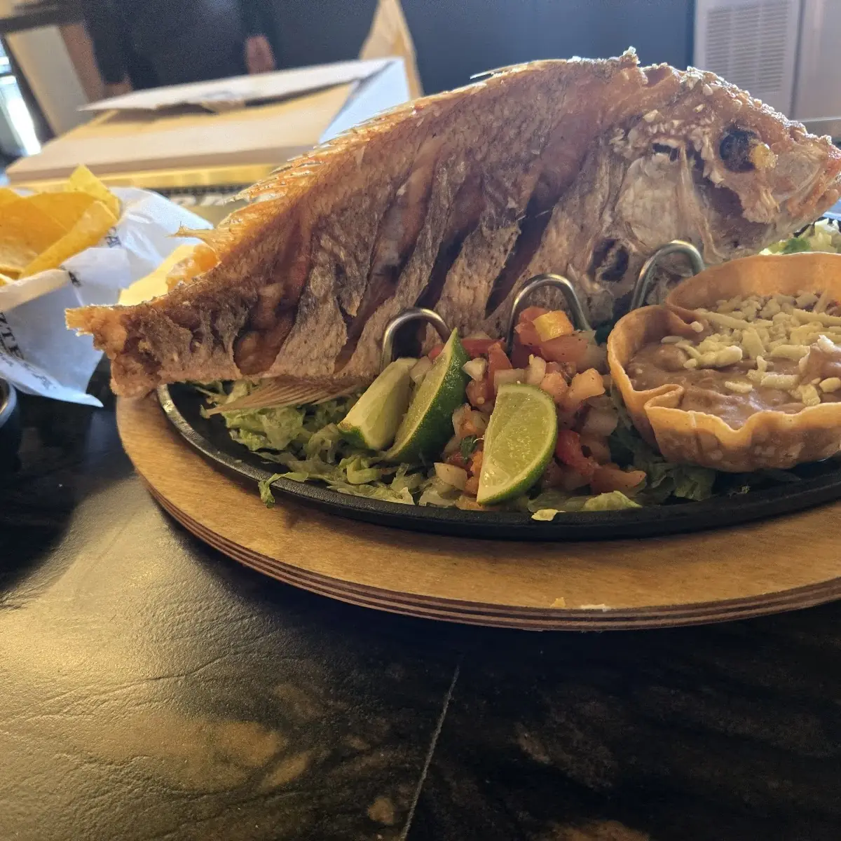 Whole Fried Snapper
