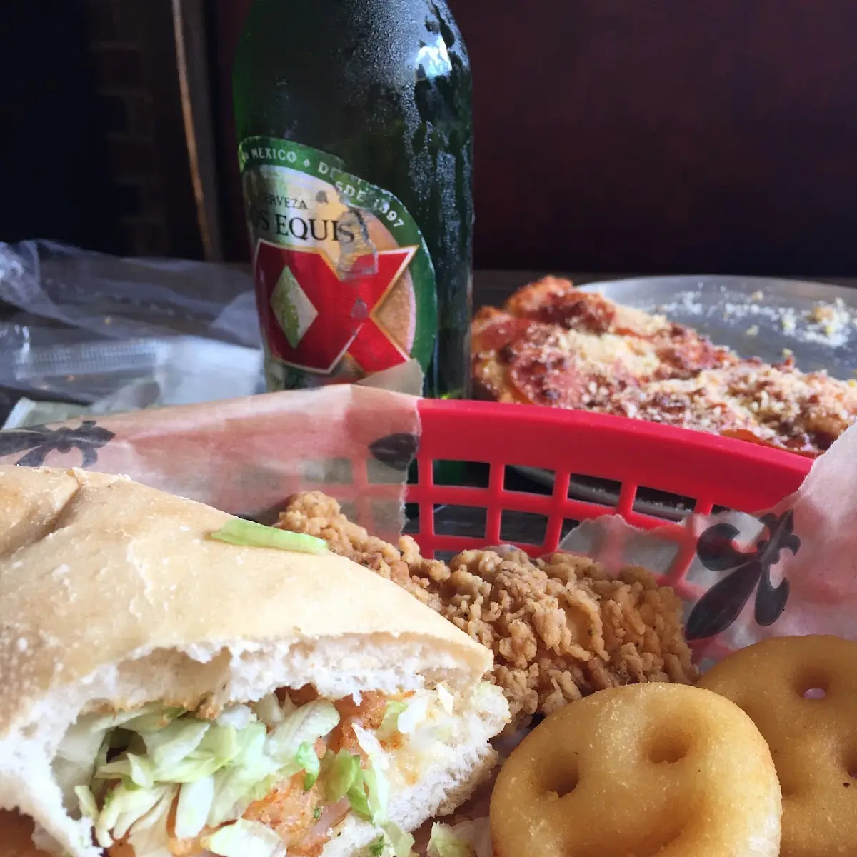 Chicken Tenders and Smiley Fries