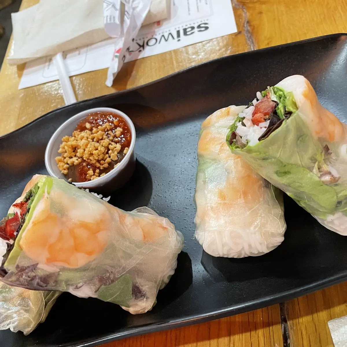 Summer Rolls and Peanut Sauce