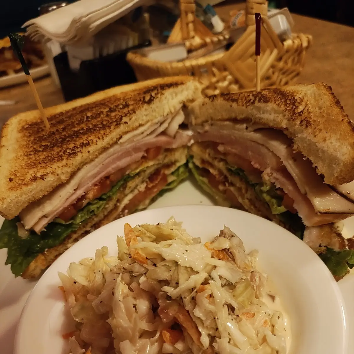 Ham & Turkey Club Sandwich