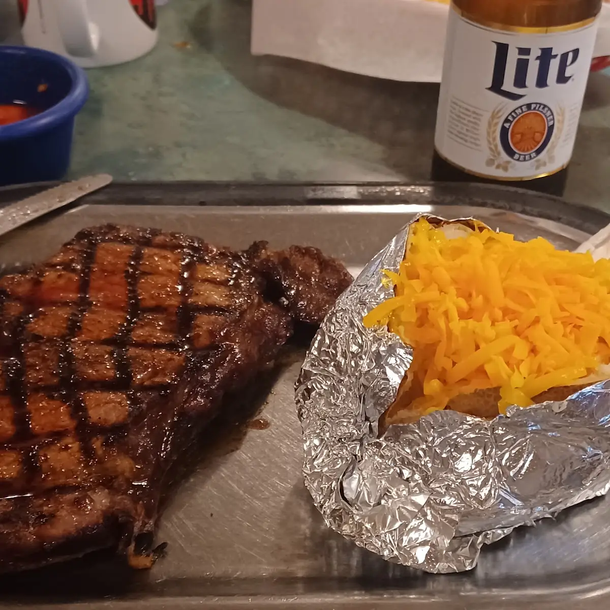 Steak with Baked Potato