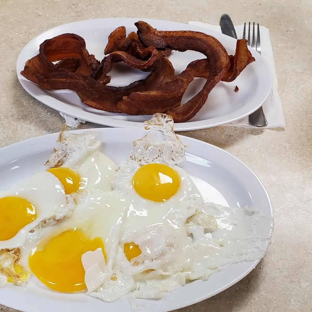 Bacon Bacon Eggs & Bacon