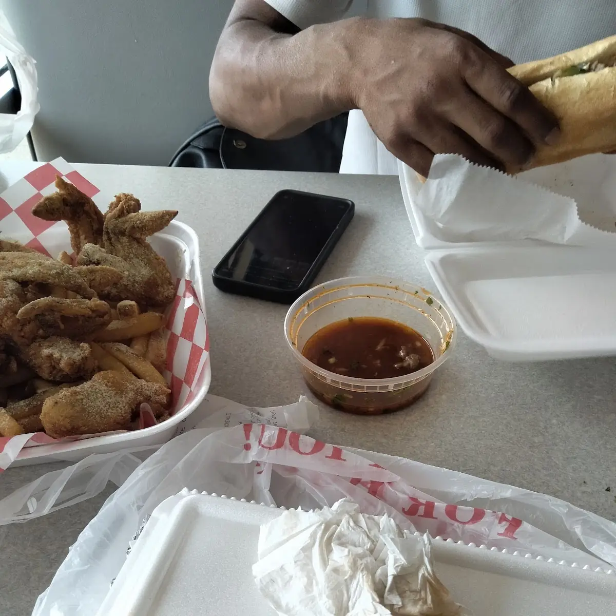 Philly Cheese Steak and Wings Combo