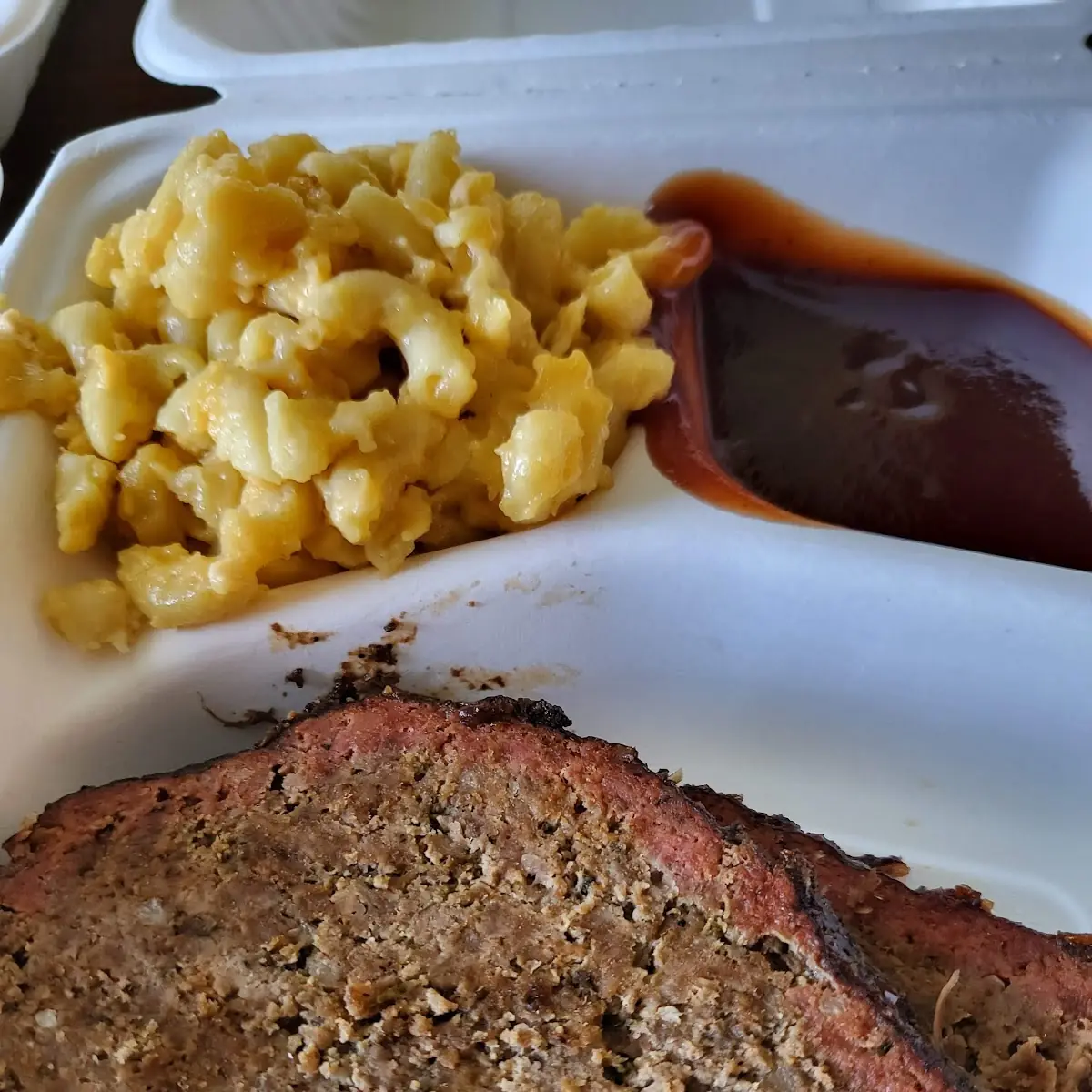 Brisket Meatloaf with Mac and Cheese