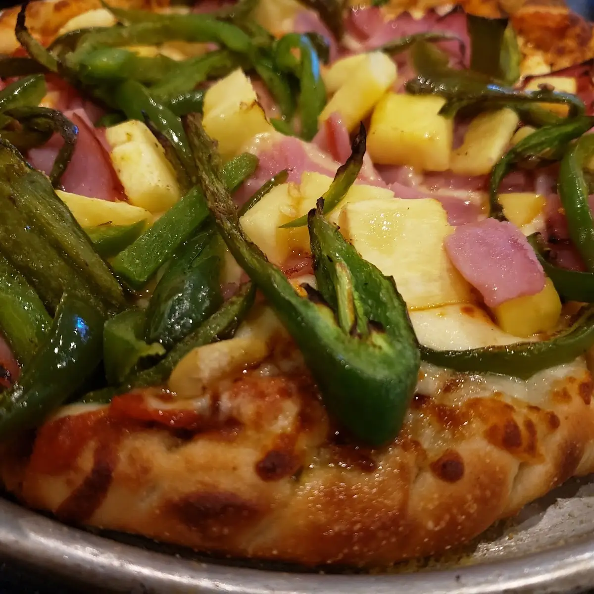 Hawaiian Pizza with Jalapenos