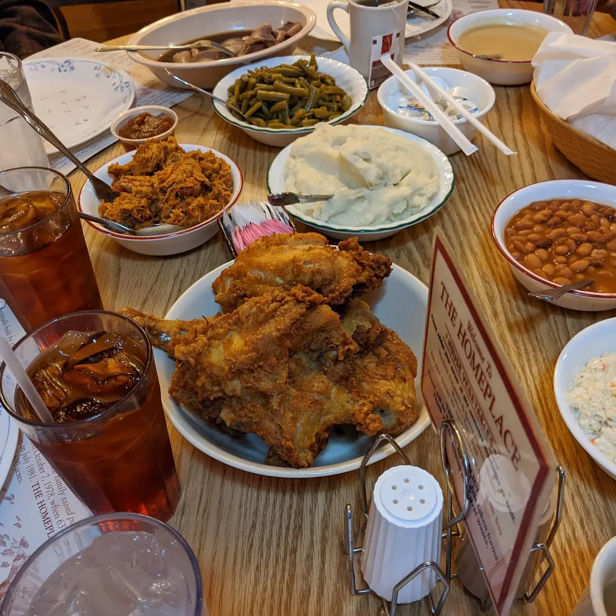 Chicken Beef Roast Pulled Pork and All the Fixins