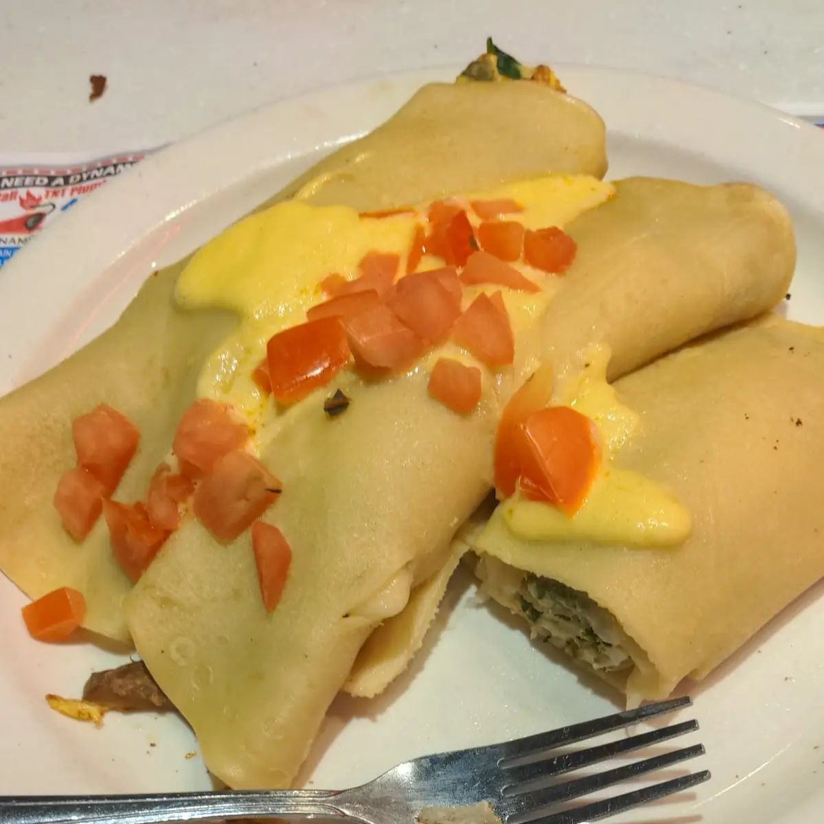 Honey Bee Benedict Crepes