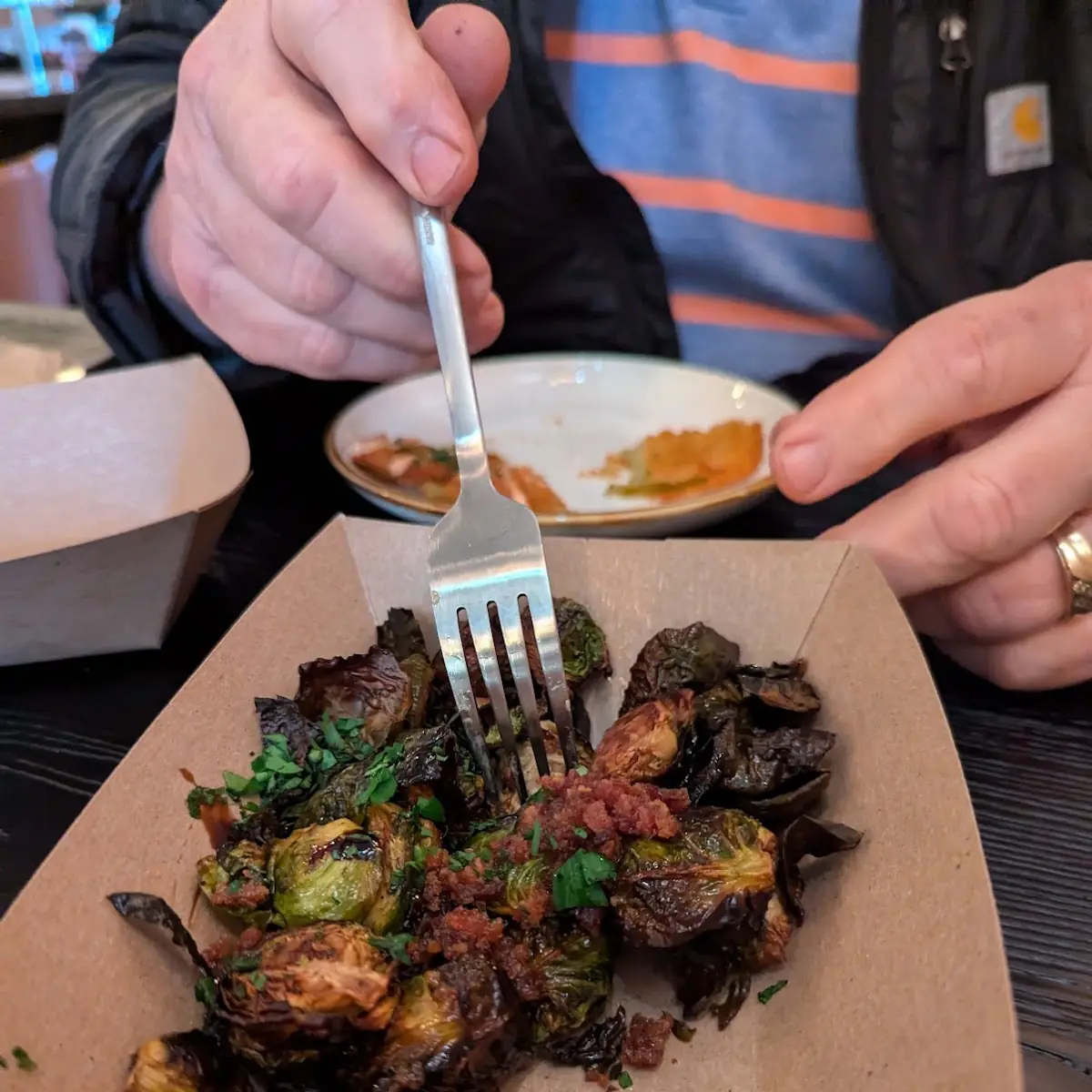Brussels Sprouts with Bacon Jam