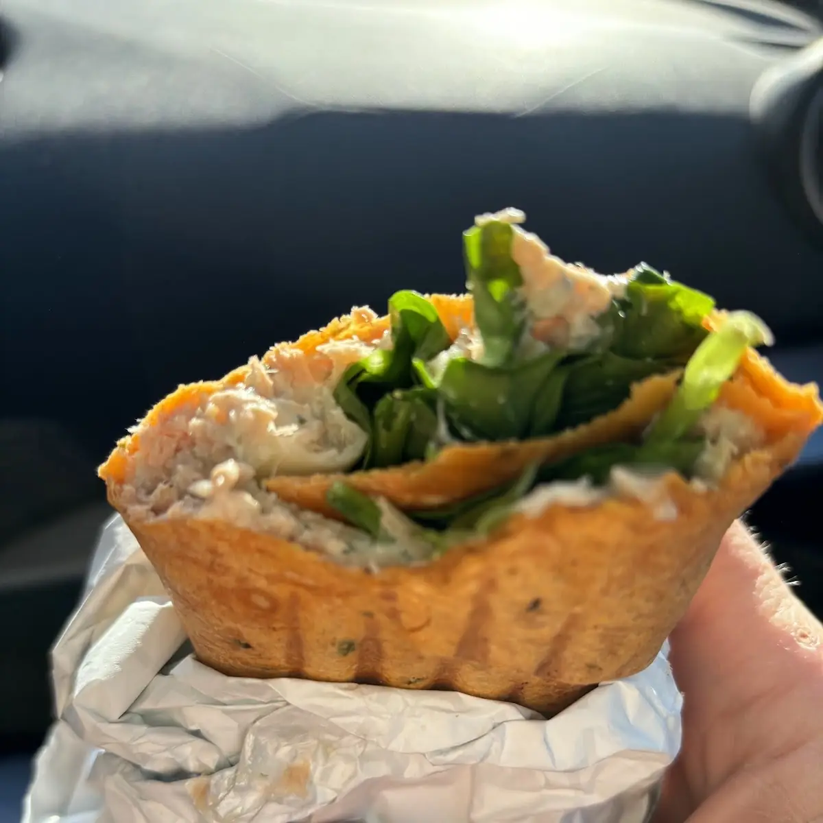 Salmon Salad Wrap