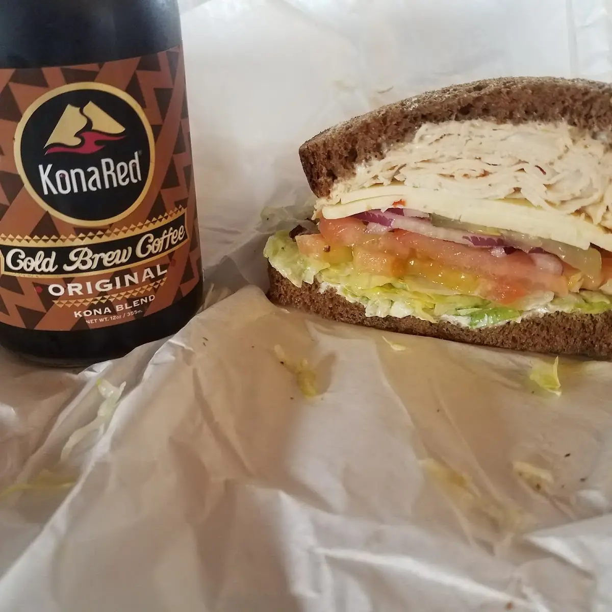Sliced Chicken Sandwich