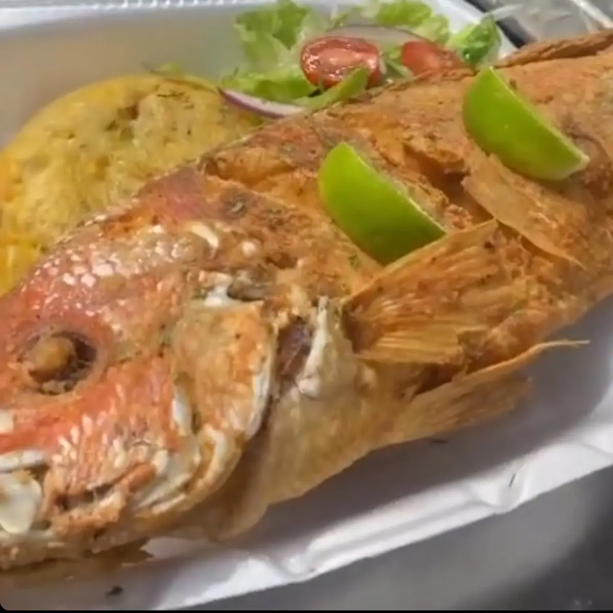 Red Snapper with Mofongo