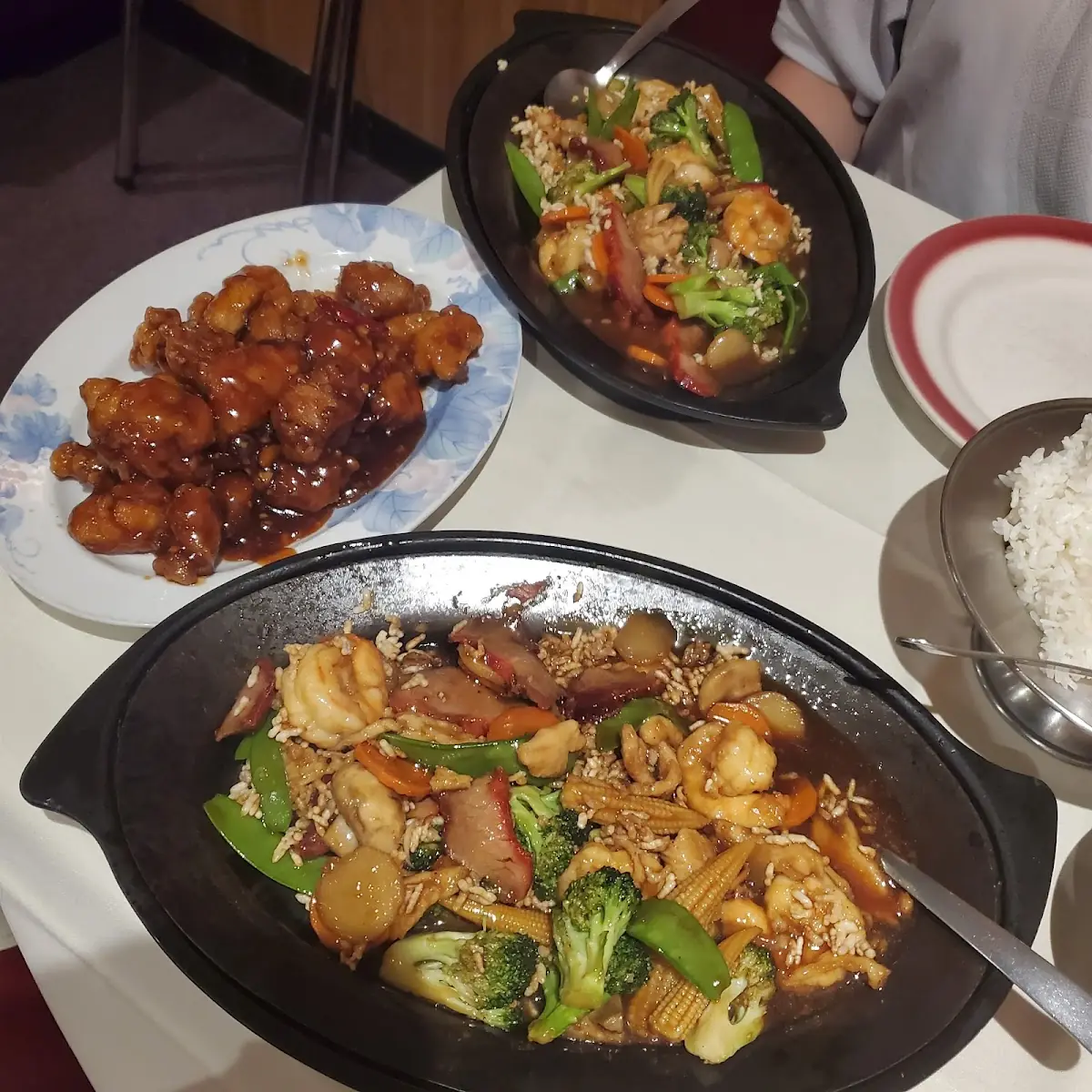 Spicy Seafood Triple Delight