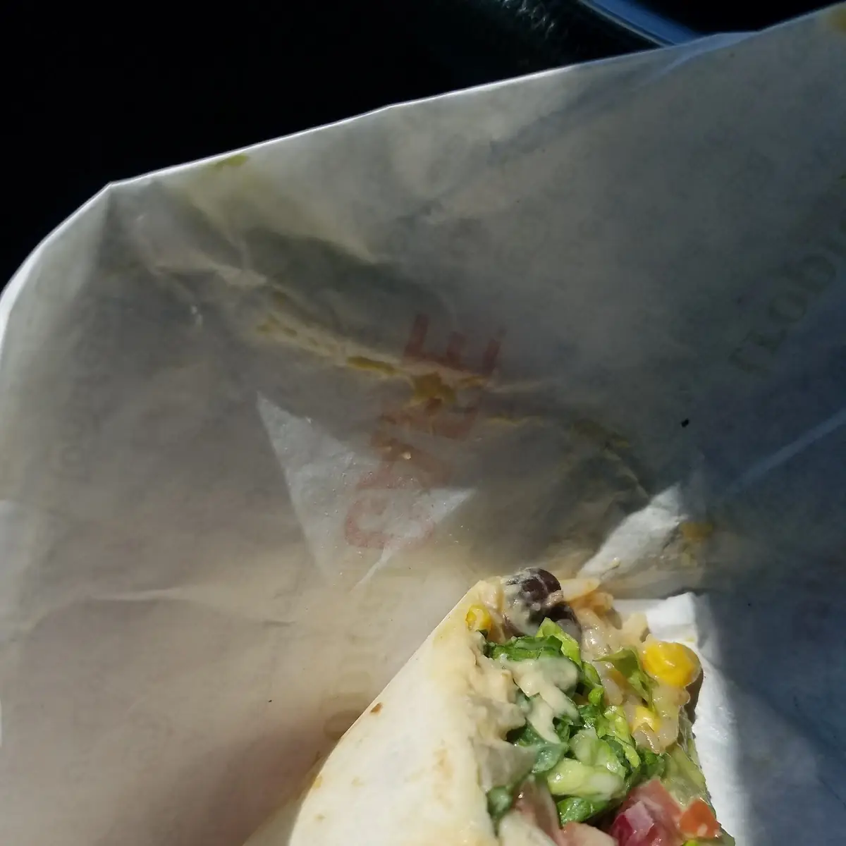 Hummus Veggie Wrap